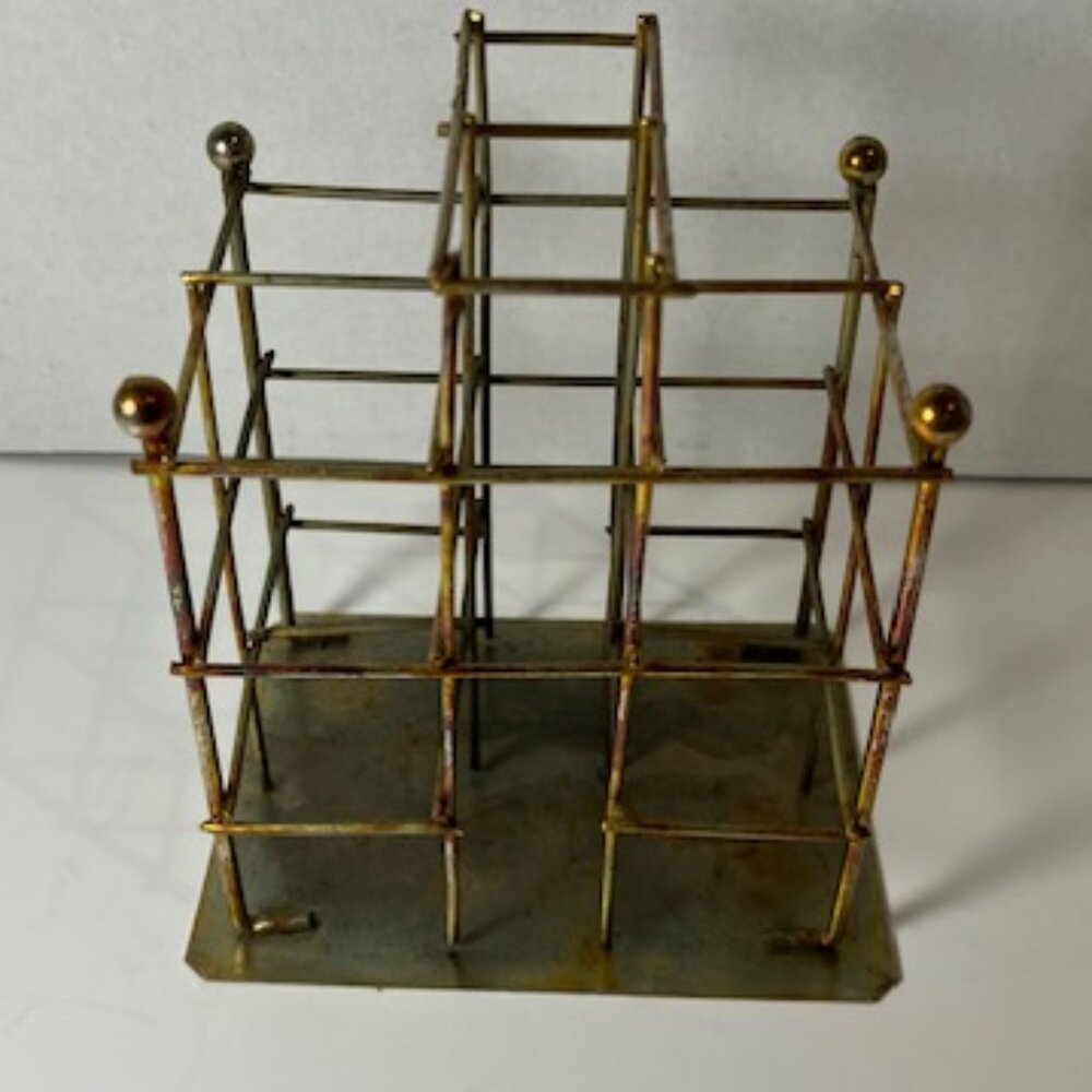 RARE 4 Piece Handcrafted Brass Playground Set Made for Six Flags Vintage - Picture 7 of 9